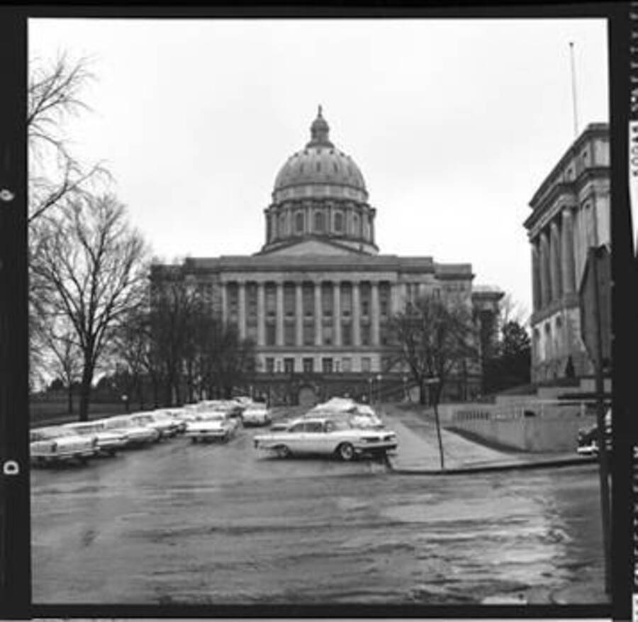 View of capital building in Jefferson City, Missouri