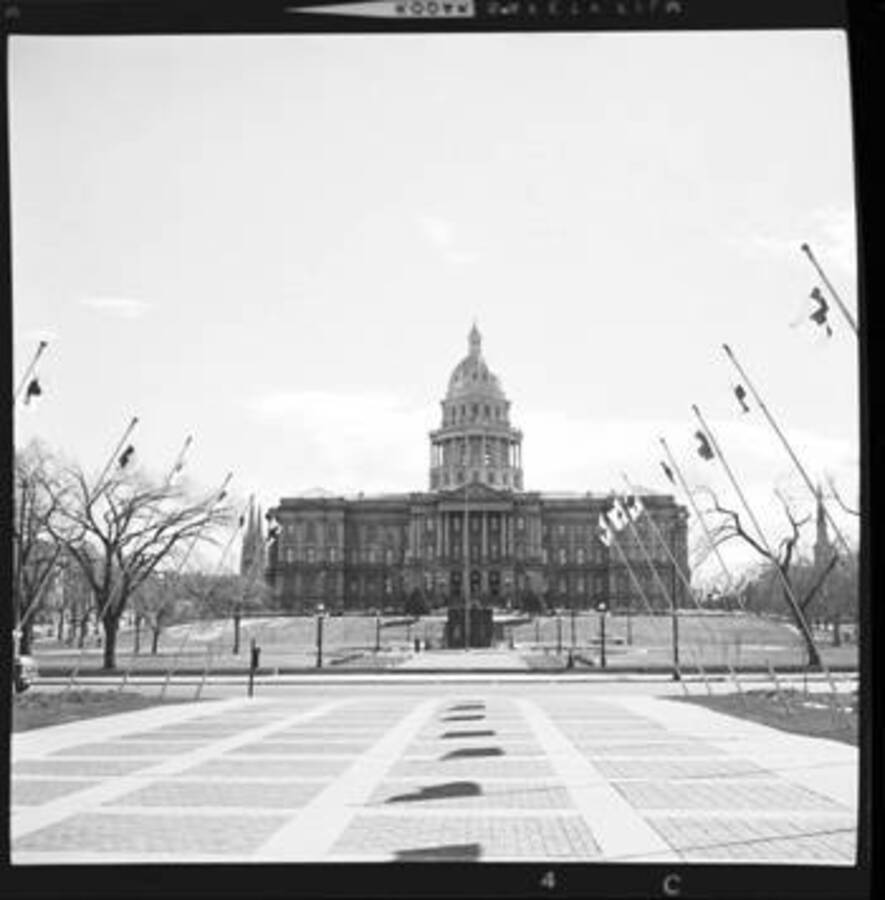 View of the capital building in Denver, Colorado.