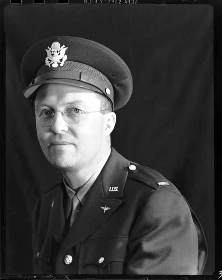 Portrait of John Beckwith in uniform.