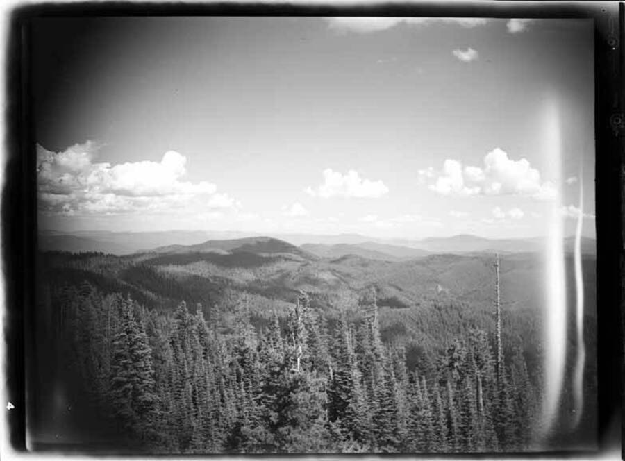 Image is from Big Creek Baldy Lookout in Montana.