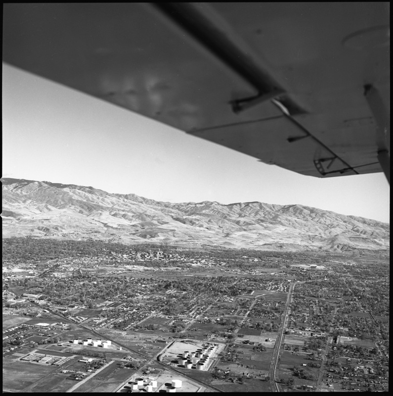 Aerial view of Boise, Idaho from the south.