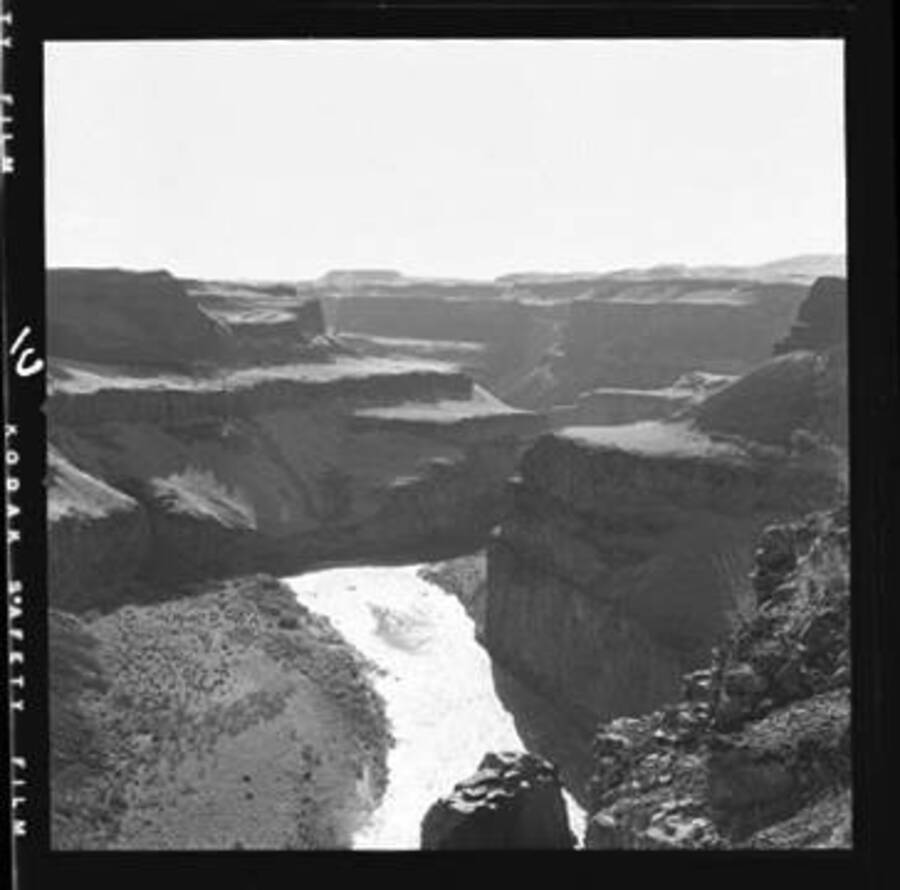 Looking downriver from Palouse Falls