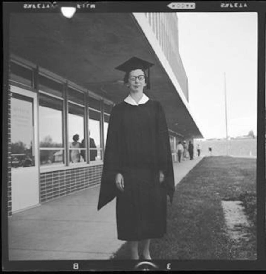 Kay Laughlin on her graduation from the University of Idaho.