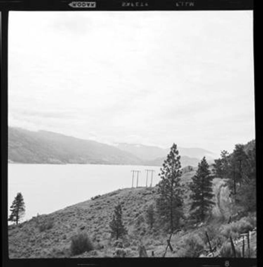 Scenic views of Chief Joseph Dam in Douglas County, Washington State.