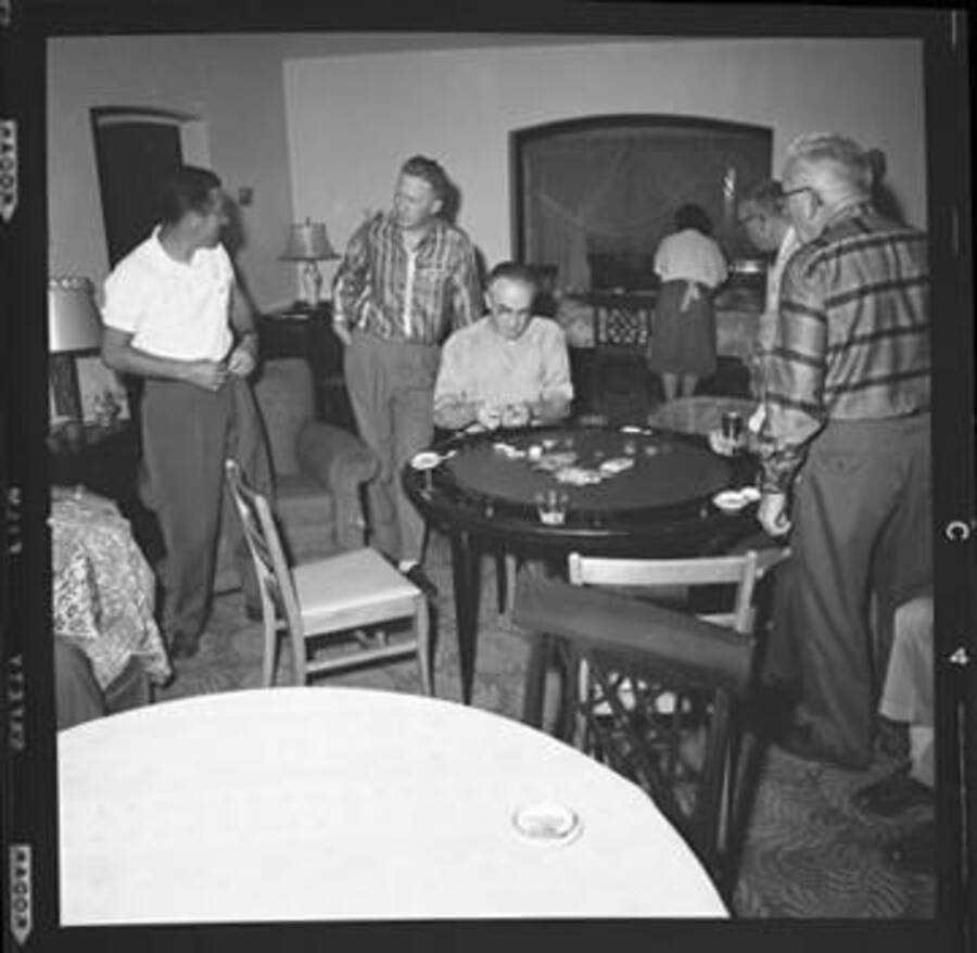 Unidentified people at a Poker Club party