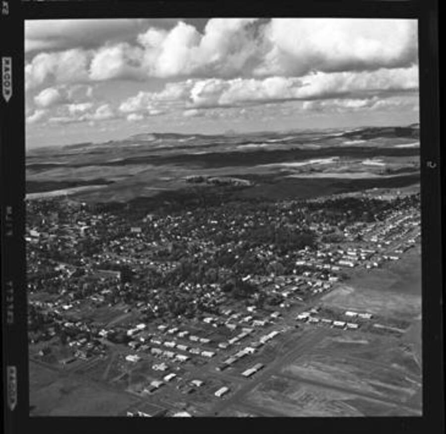 Aerial view of Moscow, Idaho. Eastgate