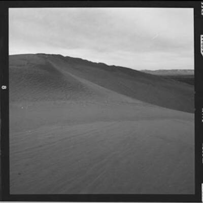 View of sand dunes west and north of St. Anthony, Idaho
