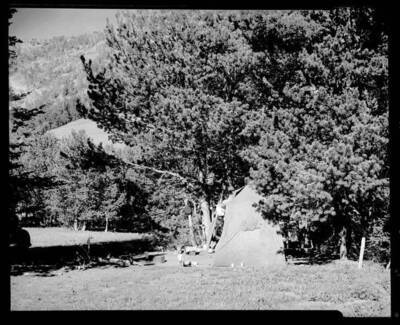 Image shows camp site at Seven Devils.