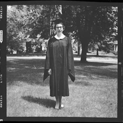 Kay Laughlin on her graduation from the University of Idaho.