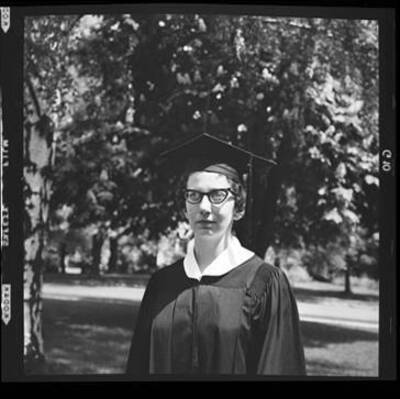 Kay Laughlin on her graduation from the University of Idaho.