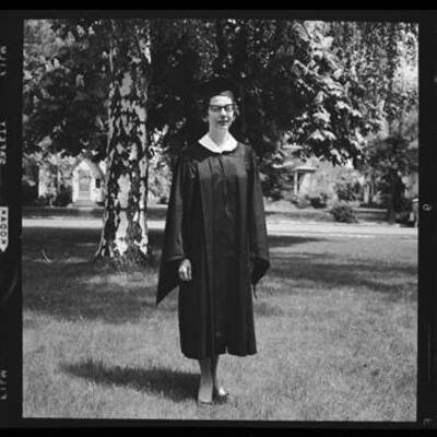 Kay Laughlin on her graduation from the University of Idaho.