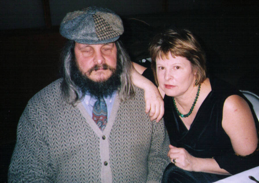 Dan Maher and Gerri Sayler at the Robert Burns Night Celebration January 2004