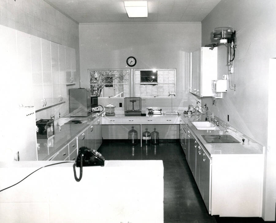 Old treatment plant lab had just been built (unknown date)