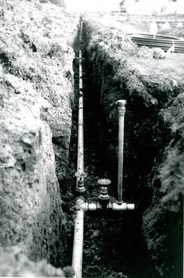 Repairing irrigation lines