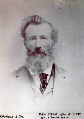 John Jacob Rohn, grandfather of Curt Rohn. Fought in the Steptoe Battle. Taken in Walla Walla, WA.