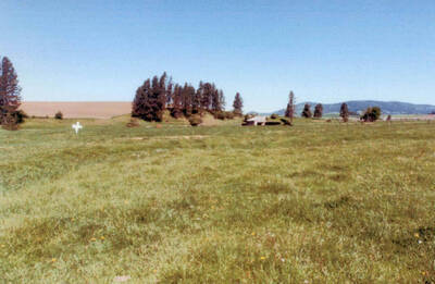 View of the Old Fort on Vic Morris' place, with is northwest of Potlatch Idaho.