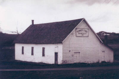View of the Kennedy Ford Grange, which was built in 1906.