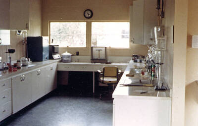 Lab, looking East