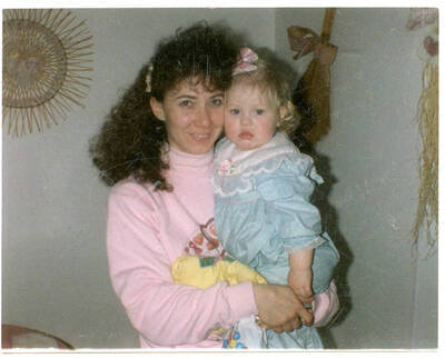 Carol and Christy Fleener pose for a photograph.