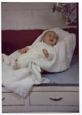 Portrait of Dustin Fleener as an infant.