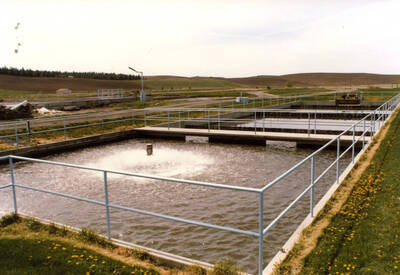 Cl2 Contact Chamber from the old plant. It was installed in 1973