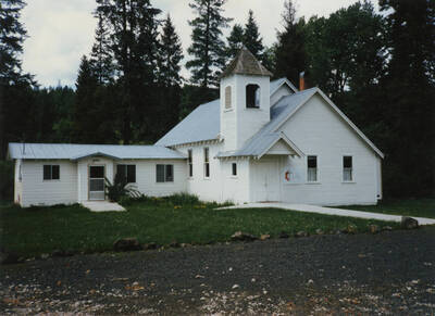 Photo of Elmore Church n highway 95, just north of where we built our house