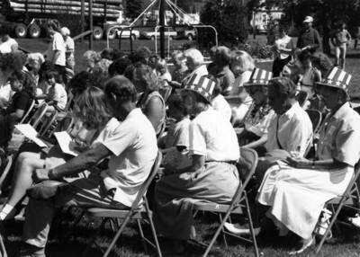 Bovill residents attend the Statehood Day celebration.