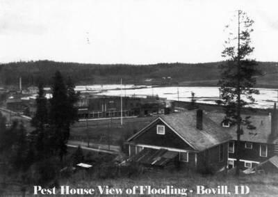 The Pest House view of flooding.