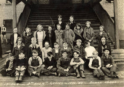 Bovill's third and fourth grades students.