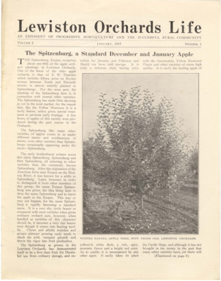 Vol. 2 no. 01, Printed in Lewiston, ID. 