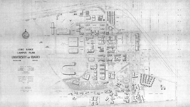 Many elements of this plan are present in the campus today. Most notably the Swim Center, and PEB are in the locations shown in this plan. The Family Housing on Sweet Avenue is in the location proposed here. Also, the Colleges of Natural Resources and Education are in locations shown as "Instruction" in this plan.