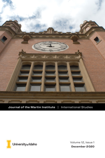 Issue of the Journal of the Martin Institute. Articles include: The Arctic Council and Environmental Security: Ensuring Productivity in the North (Dylan Porter); Promoting Economic Development in the Middle East and North Africa (MENA) Region (Logan Smith); Innovative Strategies to Reduce Consumer Demand for Fast Fashion in Latin America (Bailey Carpenter); Reducing the Prevalence of Marine Resource Exploitation in the Bay of Bengal (Jasmine Kinkead); Addressing the Resilience of Global Potato Production in the Face of Climate Change (Abigail Rowe); Combatting Sex Trafficking in Russia and Central Asia (Jaime Shaffer); Towards the Eradication of Menstrual Exile in Rural Nepal (Samragyee Gautam); Limiting the United States’ Perpetuation of Sexist Oppression in the Kingdom of Saudi Arabia (Erin Kwiatkowski); Ending the Forced and Coerced Sterilization of Aboriginal Women in Canada (Emily Wesseling)