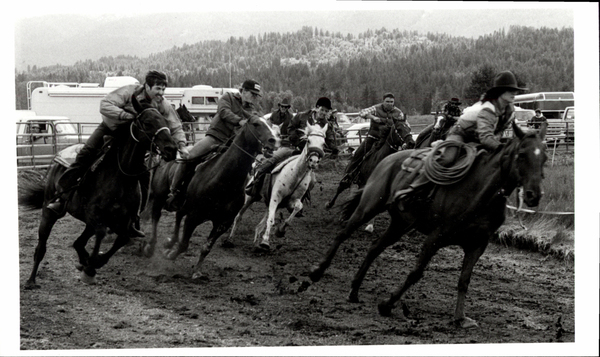 Thunder Mountain Days, horse race, seven racers