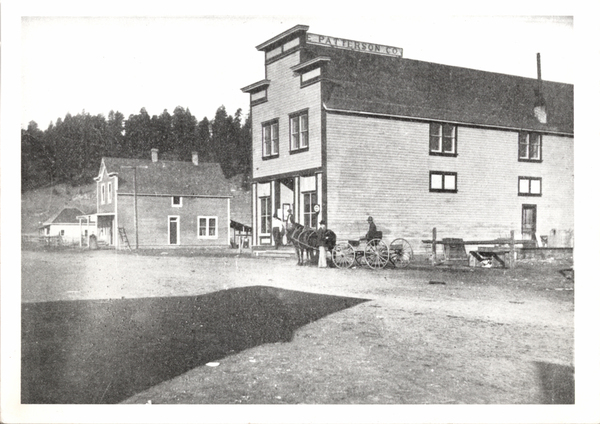 Crawford- Street scene of Patterson Co. Store. Image contains the text: "PATTERSON CO."