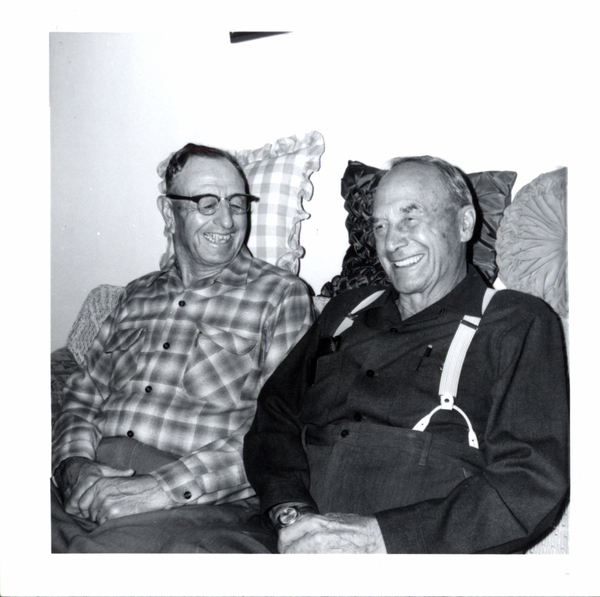 Joe Bennett-left and Horace Patterson. Image contains the text: "None"