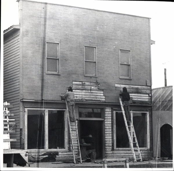 Store front being remodeled