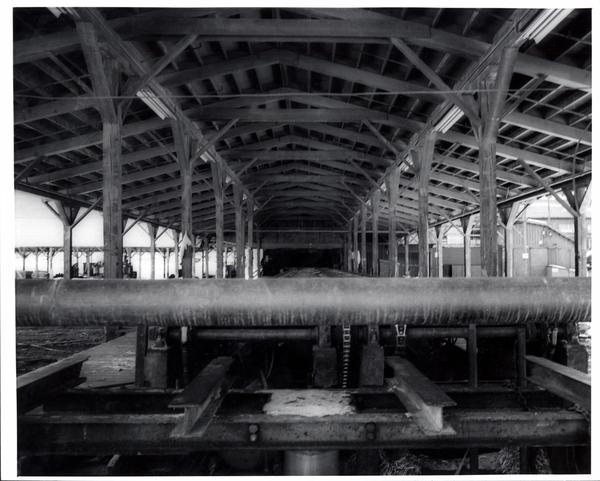 Internal view of the mill’s sorter