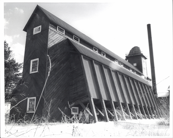 View back side of the mill in the winter