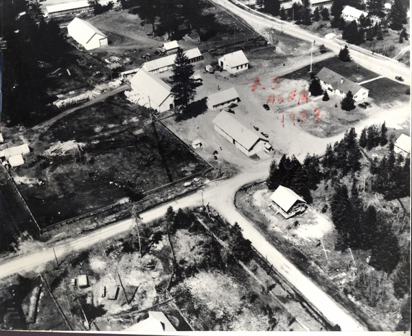 Forest Service Headquarters. Image contains the text: "7-5 ADAH 1958"