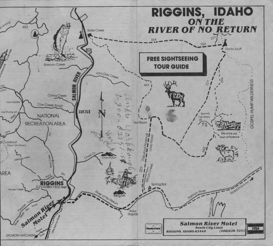 61 pages of subject files containing and related to Riggins, Idaho