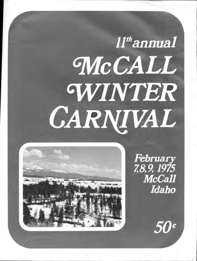 22 pages of subject files containing and related to McCall Winter Carnival 1975