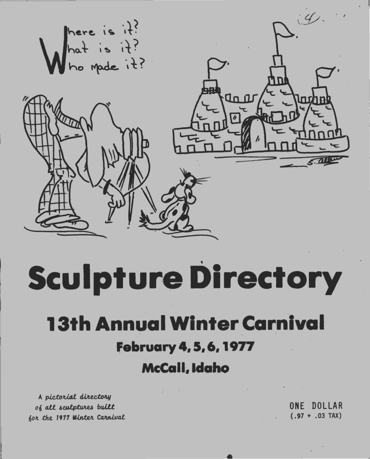 62 pages of subject files containing and related to McCall Winter Carnival 1977
