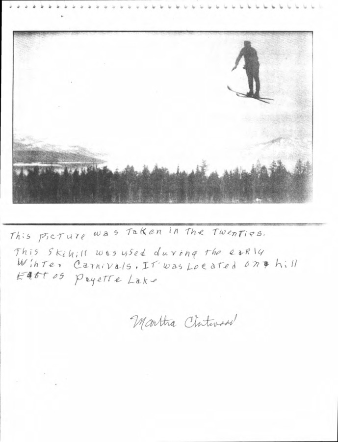 10 pages of subject files containing and related to Winter Sports: Ski Jumping