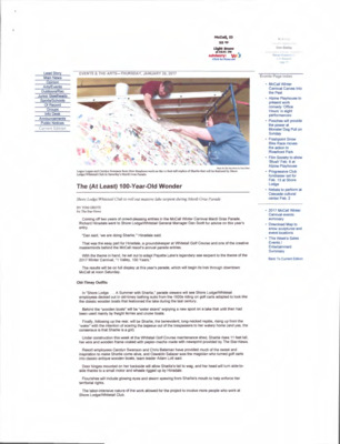 36 pages of subject files containing and related to McCall Winter Carnival 2017