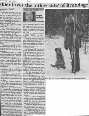 132 pages of subject files containing and related to Winter Sports: Nordic Skiing II - 1991-2017