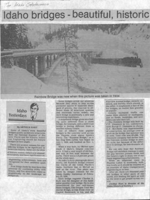 53 pages of subject files containing and related to Payette River, Idaho