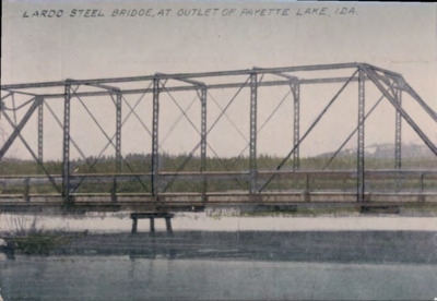 6 pages of subject files containing and related to Payette River, Idaho: Bridges