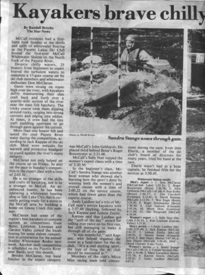 26 pages of subject files containing and related to Payette River, Idaho: North Fork