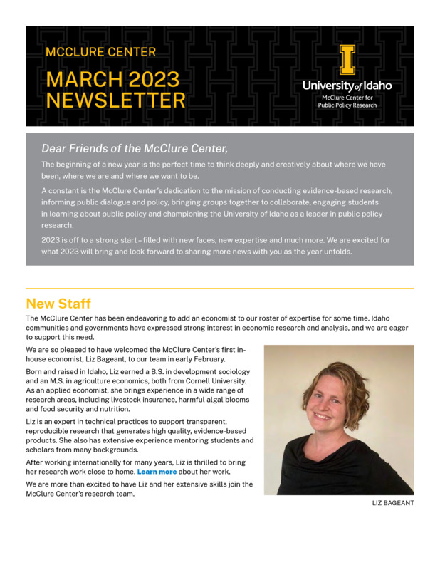 March 2023 Newsletter