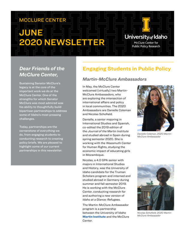 June 2020 Newsletter